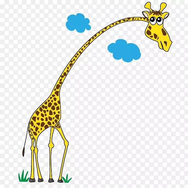 长颈鹿野生动物陆地动物剪贴画长颈鹿