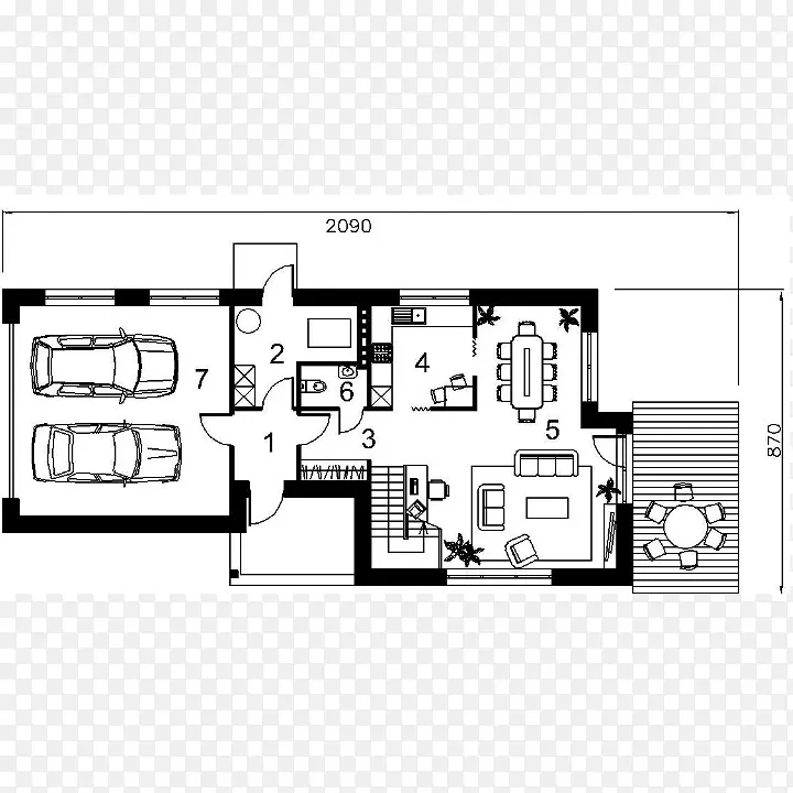 住宅房地产平面图面积-房屋