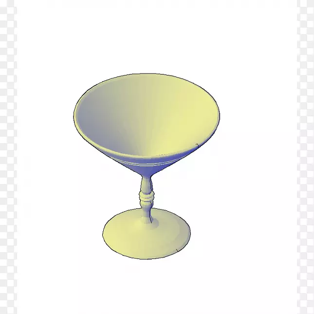 香槟杯马提尼鸡尾酒玻璃模型玻璃