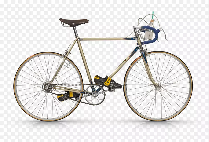 固定齿轮自行车、单速自行车车把、道路自行车.自行车