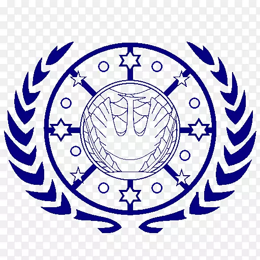 星际迷航标记联合行星联盟贴标星团-帝国联合会