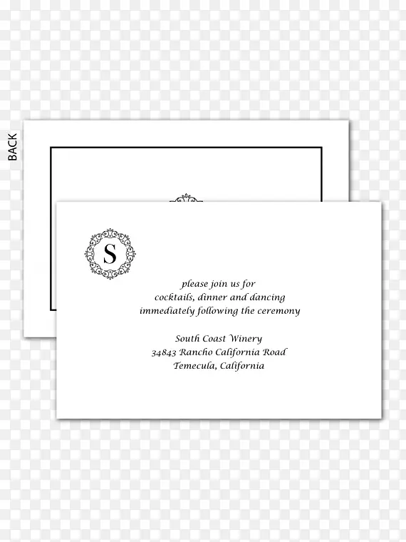 纸线字体-正式邀请