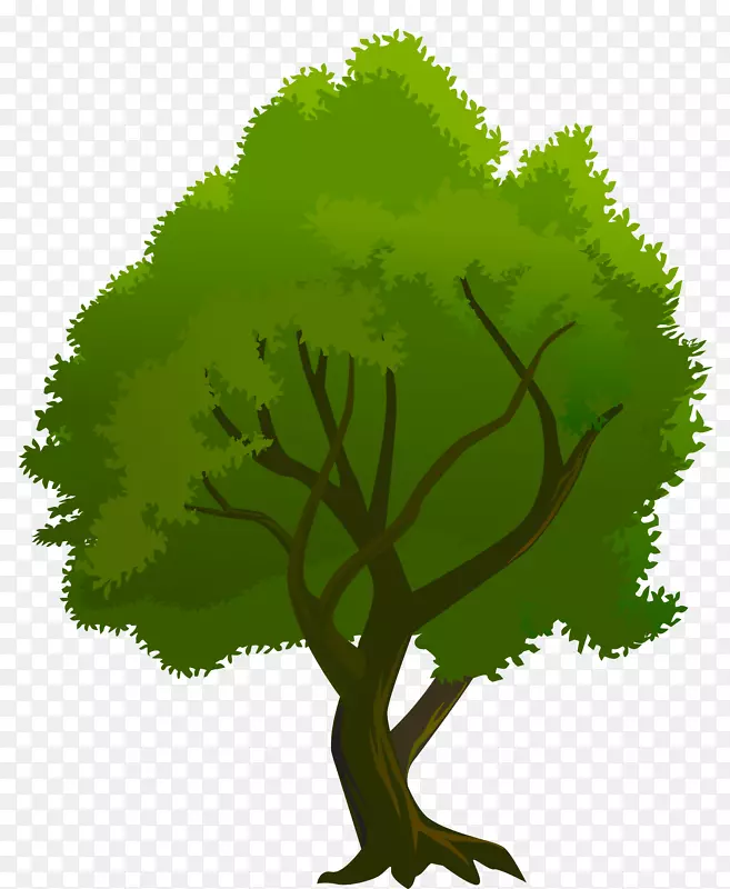 树木剪贴画-树