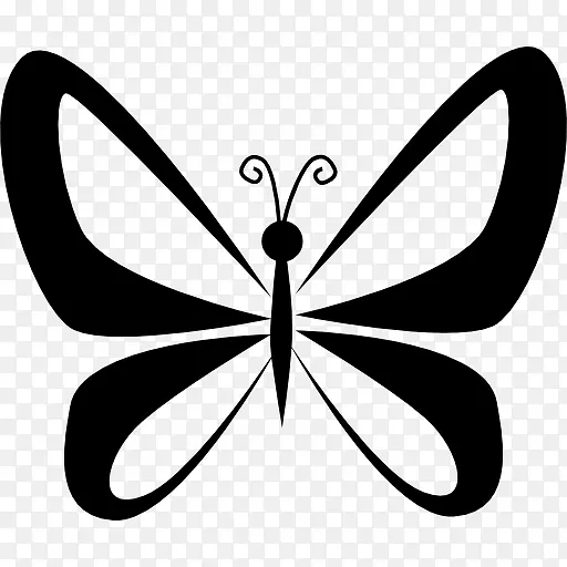 电脑图标蝴蝶剪贴画-蝴蝶
