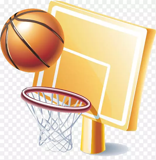 篮球运动画篮板-篮球