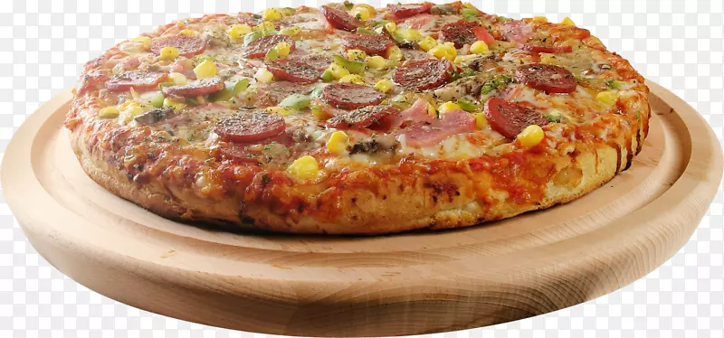 西西里披萨意大利料理食物比萨饼芝士比萨饼