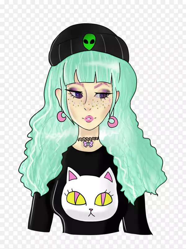 鼻绿帽夹艺术.鼻子