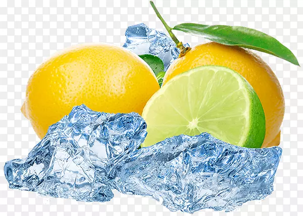 柠檬冰水水果薄荷-柠檬冰