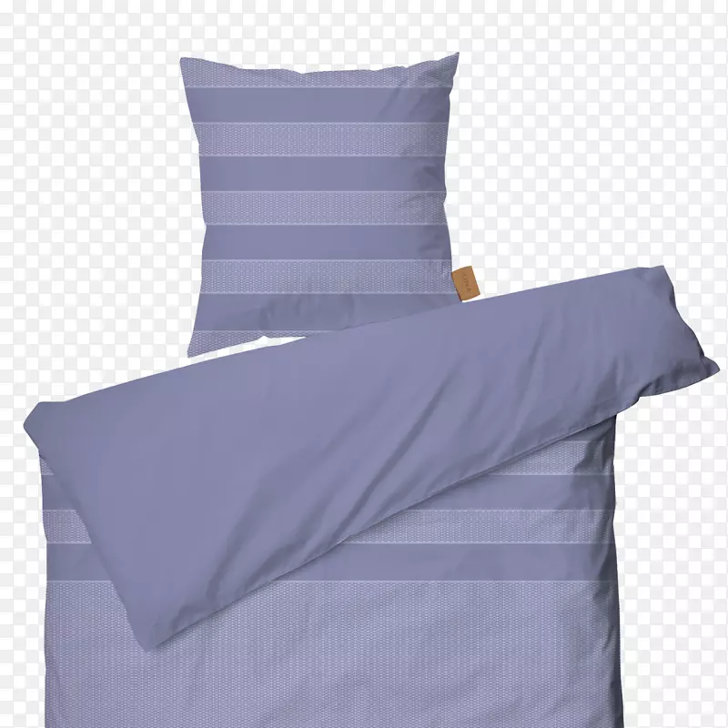 蓝色床上用品加厚垫床单.枕头