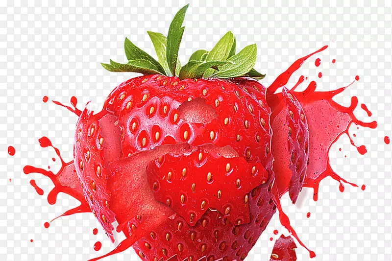 草莓汁奶昔草莓