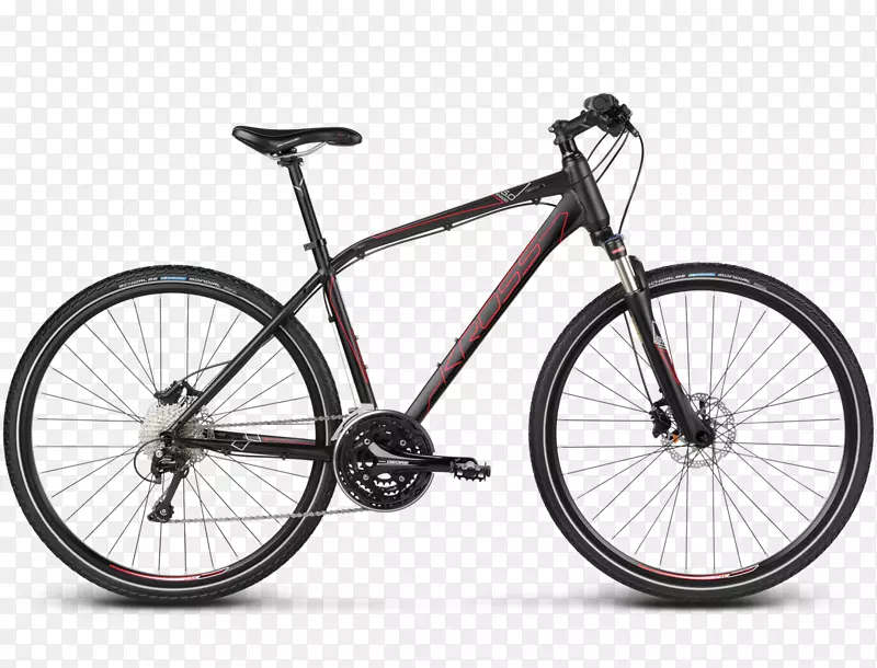 克罗斯萨自行车山地车越野自行车富士自行车银色黑色