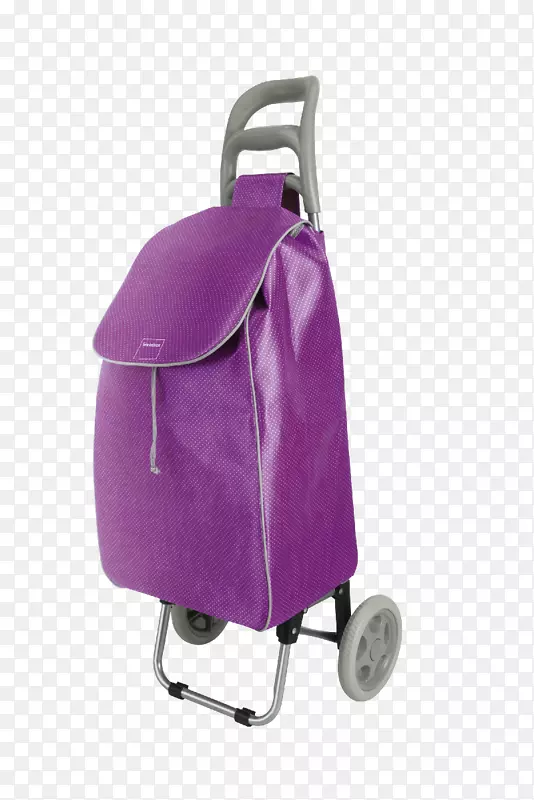 购物车紫袋