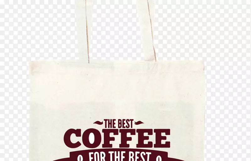 手提包咖啡购物袋和手推车小睡-咖啡