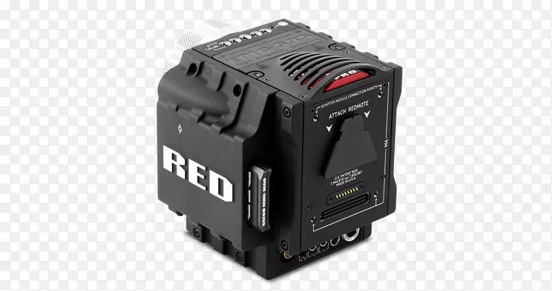 红色数字影院电源转换器8k分辨率摄像机-无人驾驶飞机