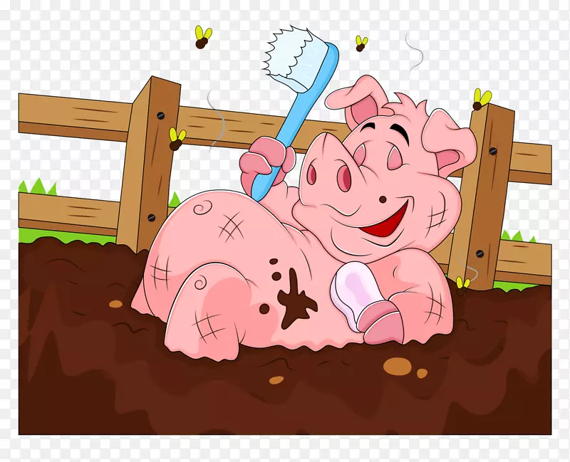 家猪版税-免费剪贴画-猪