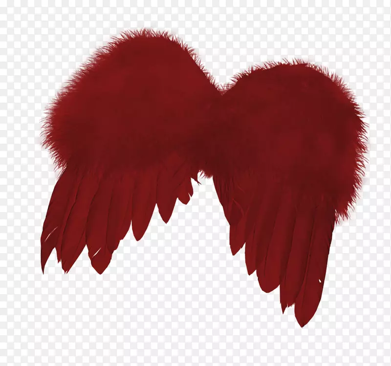 红色翅膀封装的后记剪贴画