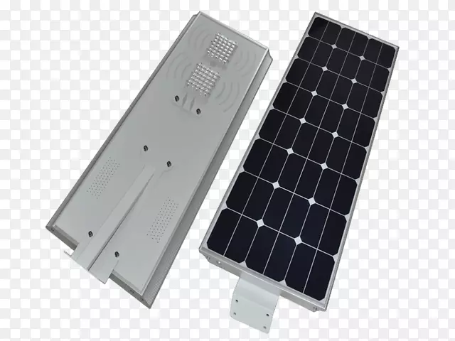 电池充电器，太阳能灯，太阳能电池板，云彩PNG材料