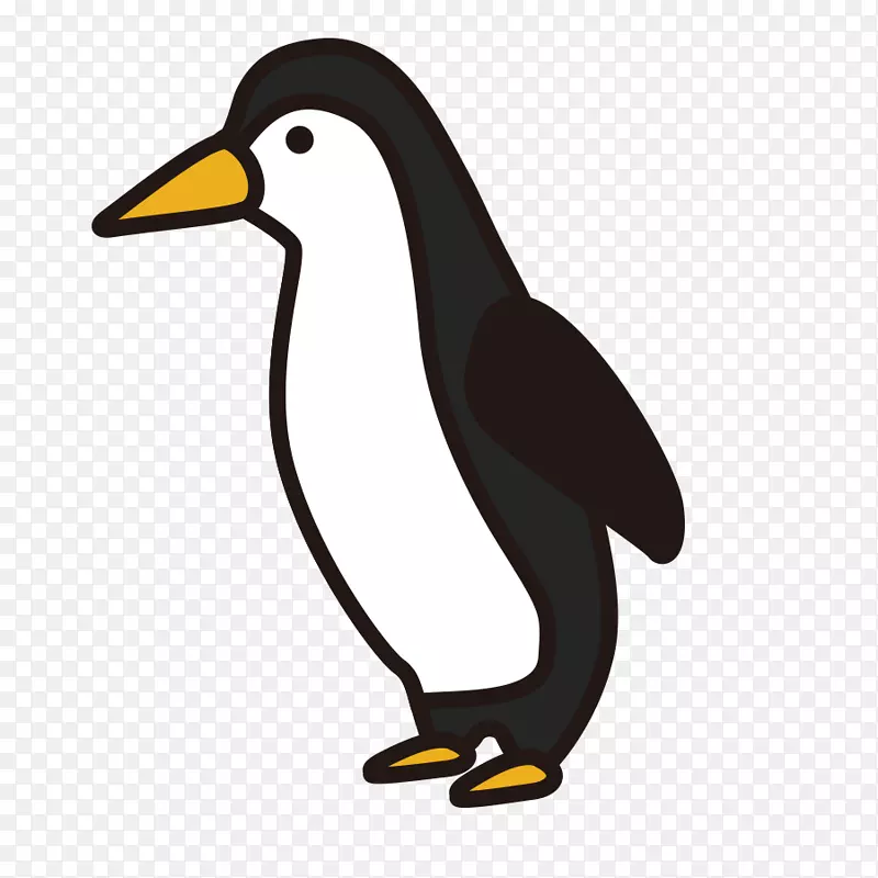 王企鹅闪光灯卡动物幼儿教育-企鹅