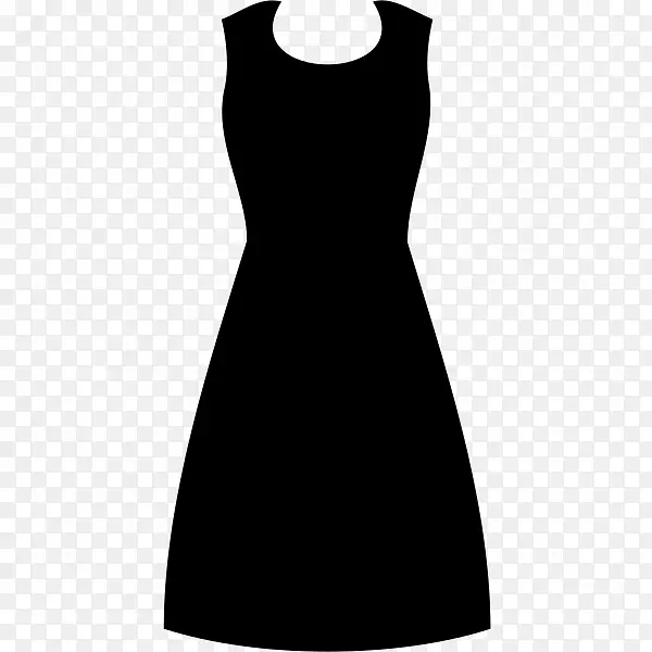 小黑裙电脑图标-连衣裙