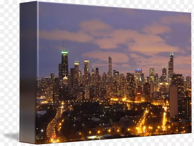 天际线三星星系S4摩天大楼城市景观都市区-芝加哥天际线