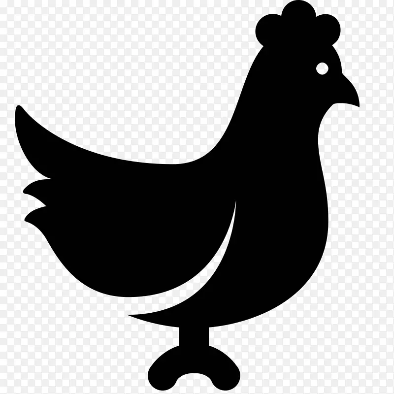 丝雀鸡，橙鸡，电脑图标，鸡作为食物有趣的鸡