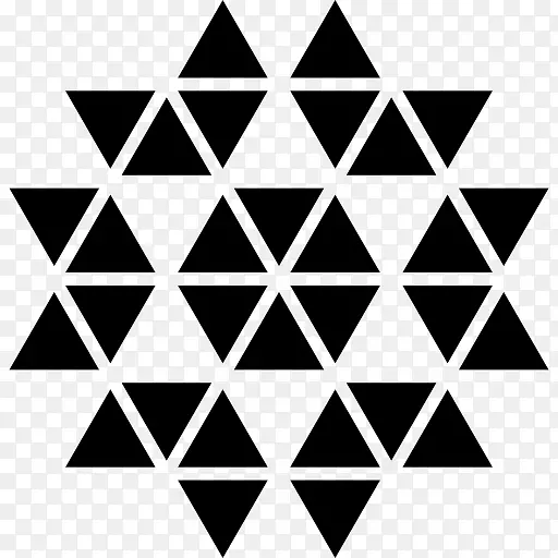 几何三角形六边形几何形状三角形