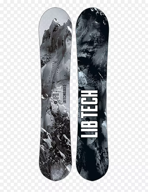 冷冲泡技术滑雪板越野滑雪自由技术滑冰香蕉(2017)-滑雪板