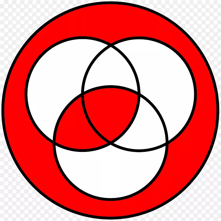 圆圈红色西里尔文字白色剪贴画圆圈