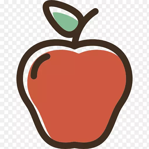 水果电脑图标苹果剪贴画-苹果