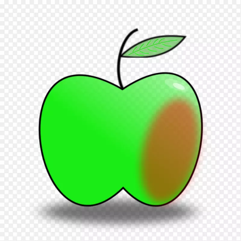 苹果绘画剪贴画-苹果