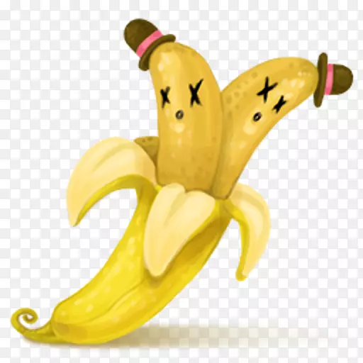 香蕉水果沙拉电脑图标素食美食-香蕉