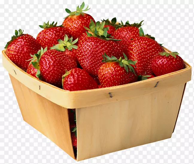 纸杯蛋糕草莓食品篮-草莓
