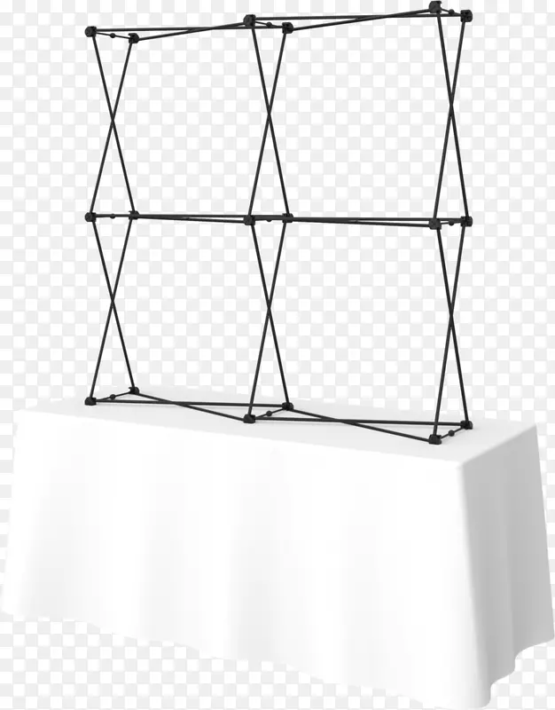 白线艺术角-伸展帐篷
