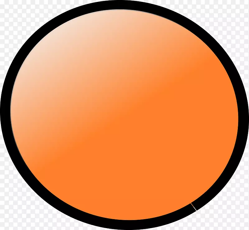 电脑图标水果剪辑艺术-橙色