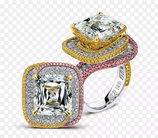 钻石耳环订婚戒指纸牌-钻石