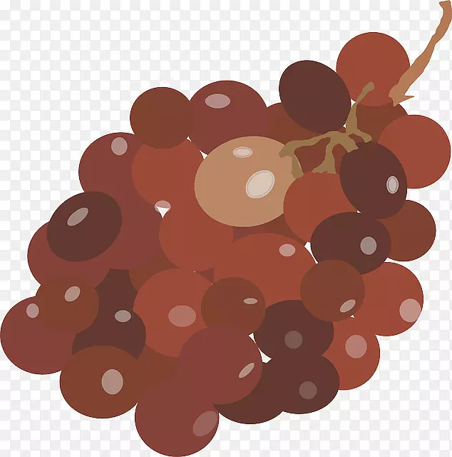 葡萄叶葡萄酒水果剪贴画-葡萄