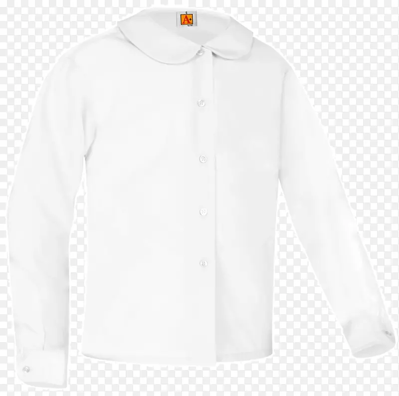 袖领夹克头巾-白色校服