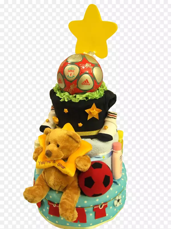 托尔特玩具蛋糕装饰圣诞装饰品-尿布婴儿