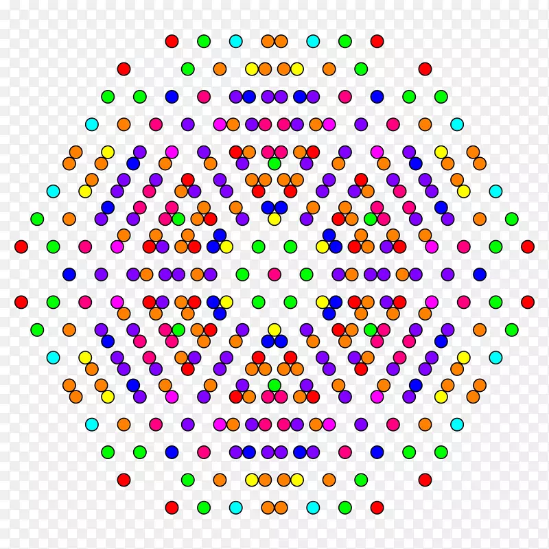 普通向日葵费马螺旋分形集Fibonacci数-b3