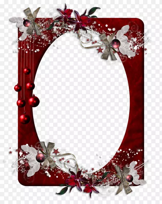圣诞装饰品画框花-圣诞节