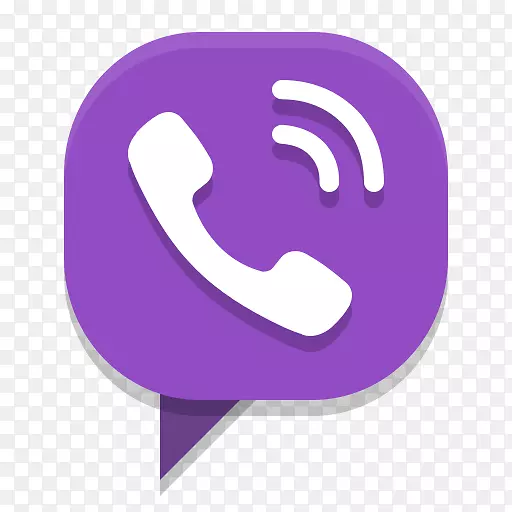 Viber短信电话呼叫计算机图标Viber