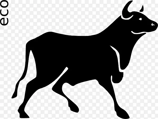 西班牙斗牛安格斯牛剪贴画-西班牙公牛