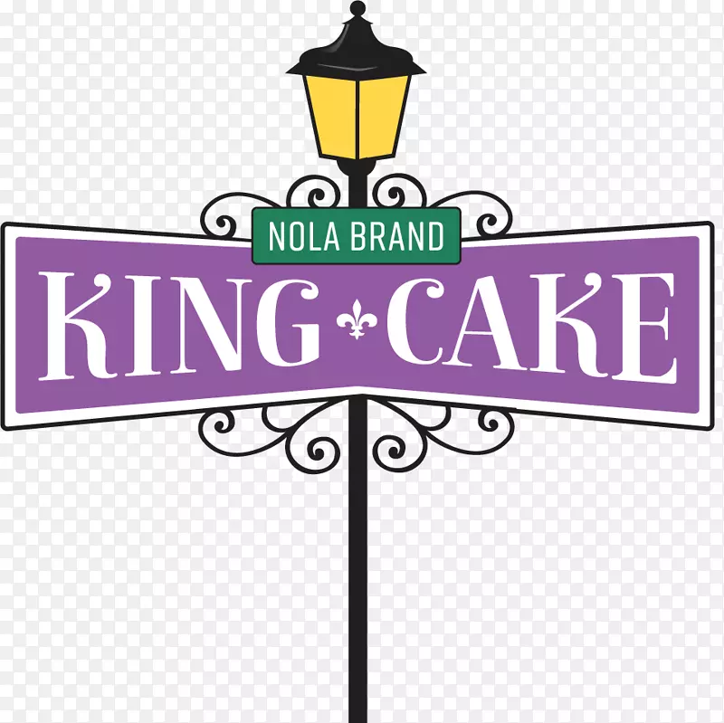 新奥尔良糕点店的国王蛋糕狂欢节蛋糕