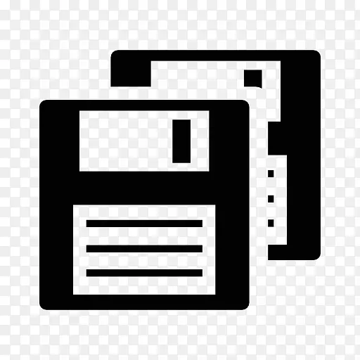 软盘存储计算机图标封装PostScript