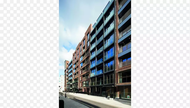 窗式共管公寓楼-商业建筑立面.地标建筑材料