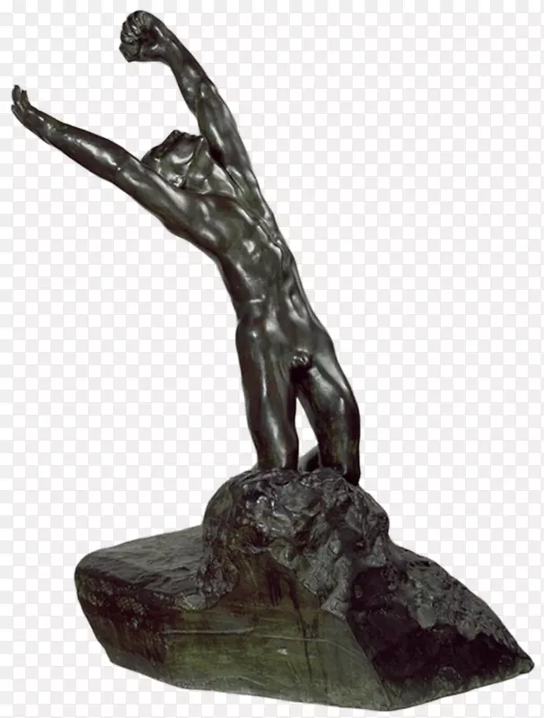 青铜雕塑，浪子马塞·罗丹，洛杉矶县艺术博物馆，罗丹博物馆