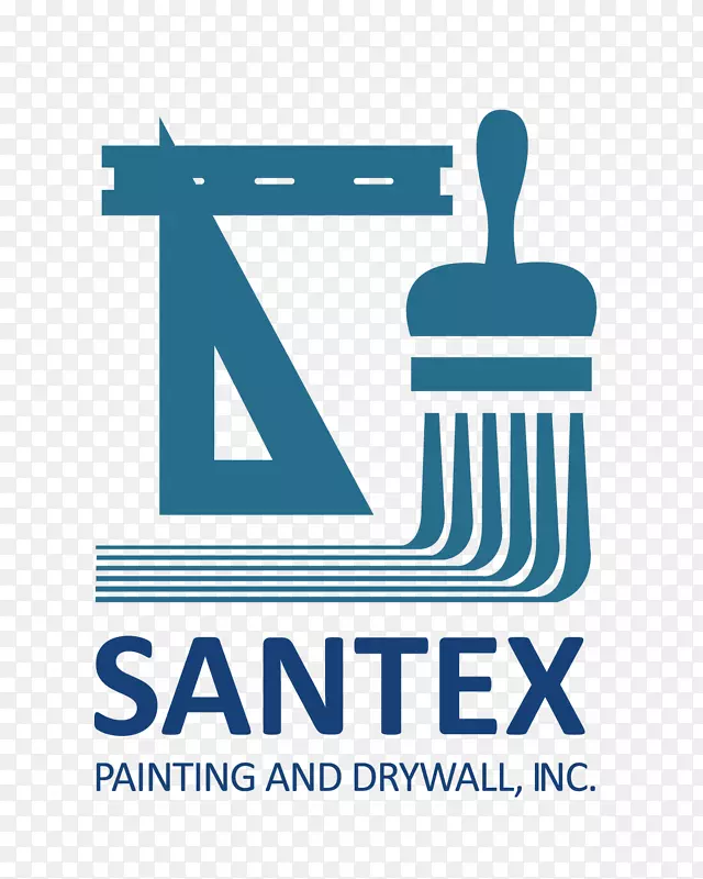 LOGO干墙Santex建筑，LLC建筑工程组织-Penkal油漆公司