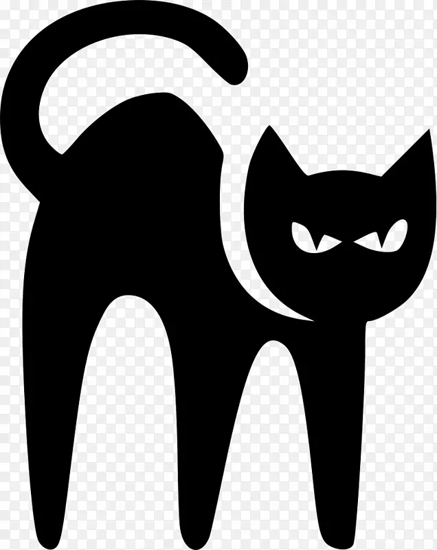 科拉特猫食猫电脑图标黑猫猫