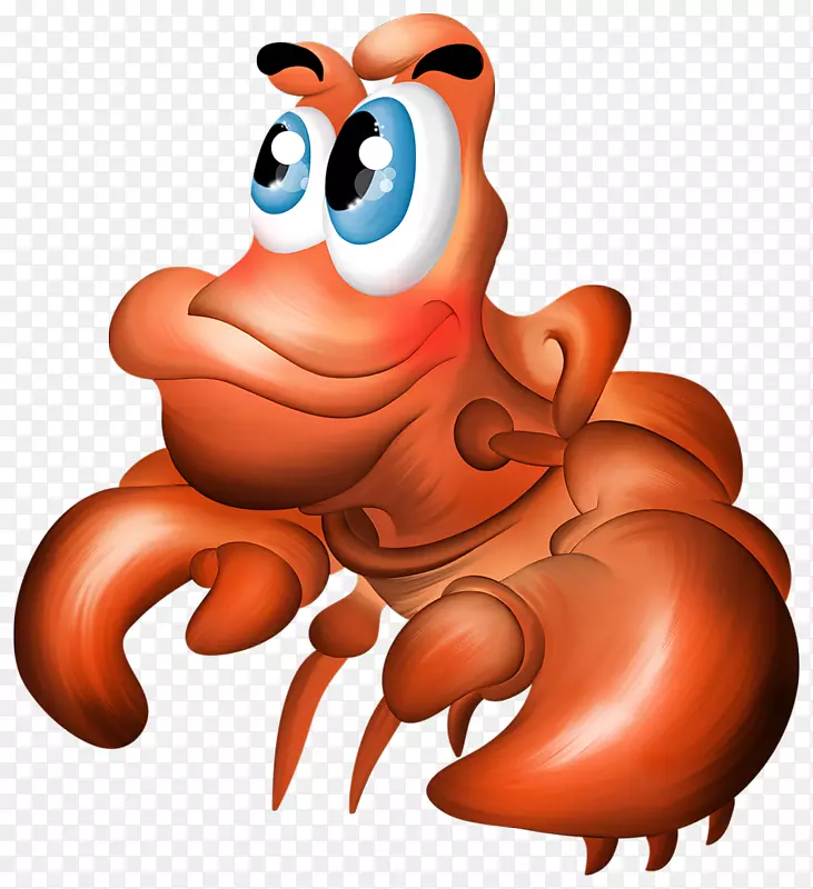 十足蟹夹艺术-螃蟹