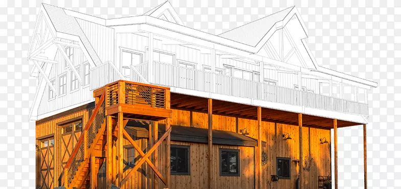 杆式建筑框架柱钢结构-旧谷仓
